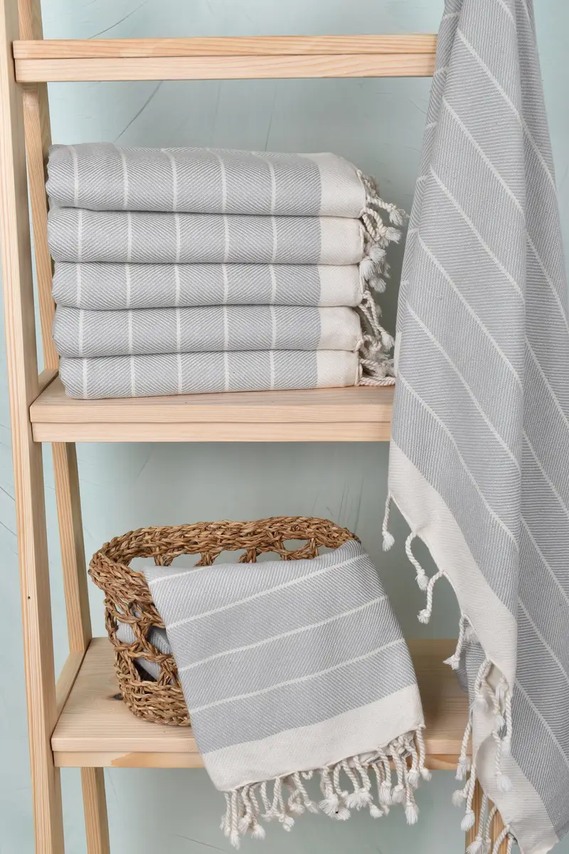 Custom Wedding Gift From Bridesmaid, Spa Gift, Bachelor Gifts, Bachelorette Gifts, 70x40 Cotton Herringbone Towel, Gym Towel, Monogram Beach Towel - 3