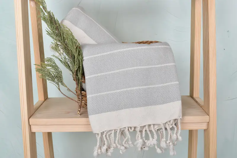Custom Wedding Gift From Bridesmaid, Spa Gift, Bachelor Gifts, Bachelorette Gifts, 70x40 Cotton Herringbone Towel, Gym Towel, Monogram Beach Towel - 4