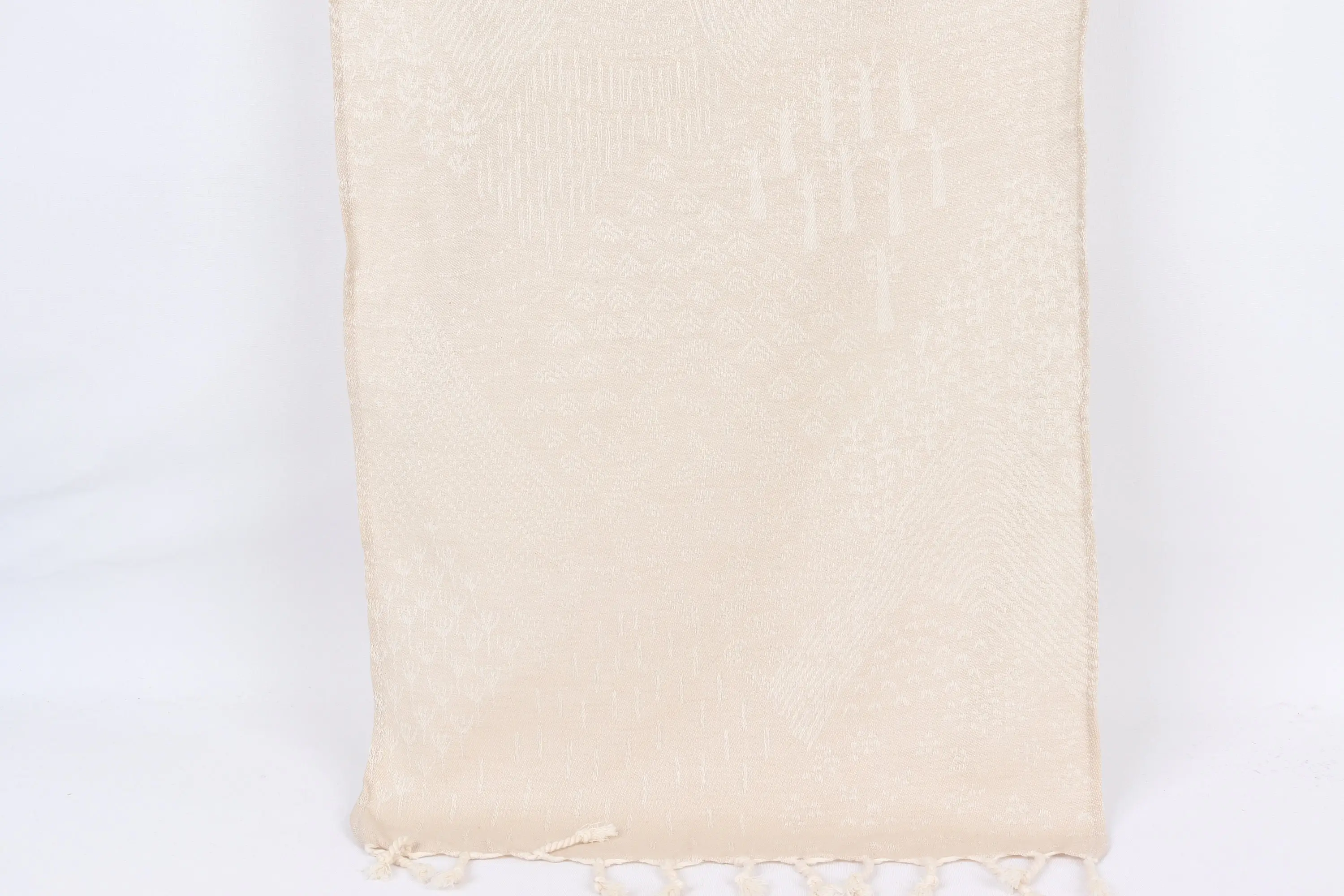 Personalized Mountain Design Cotton Dish Towel, Beige, 18x36 Inches - 1