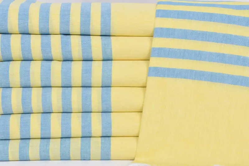 Lightweight towel, Monogram Beach Towel, Engagement Gift, 70x36 Cotton Striped Towel, Custom Wedding Towel, Housewarming Gift, Sand-resistant towel - 2