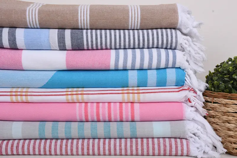 Turkish Towel USA, Bachelorette Party Favor, Organic Beach Towel, Home Decor Gifts, Bachelorette Party Decorations, 70x40 Cotton Set of 8 Towel - 2