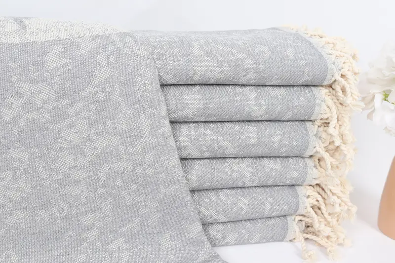 Turkish Towel Beach, Beach towel, Embroidery Towels, Turkish towel bulk order for wedding gifts, Beach Towel Gift, 70x40 Cotton Turtle Design Towel - 2