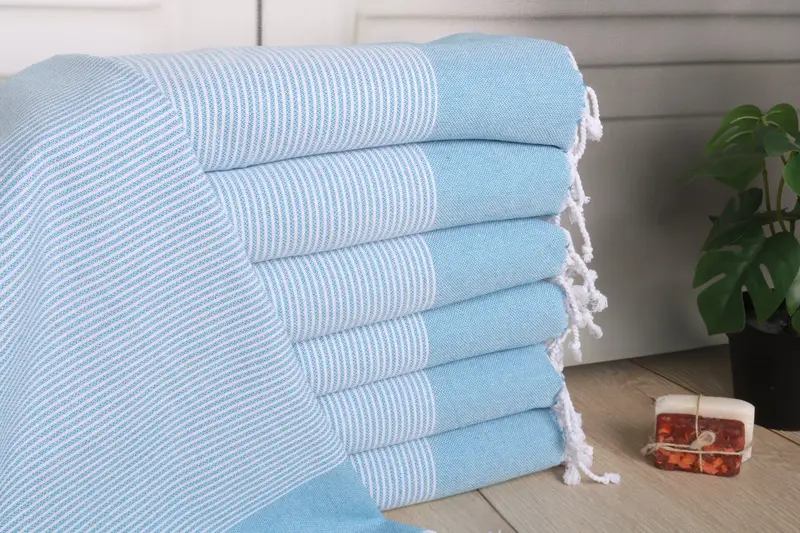Kitchen Towel, Home Decor Towel, 40x18 Cotton Striped Towel, Custom Name Towel, Wedding Favors, Monogrammed Hand Towel, Wedding Gift Kitchen Towel - 1