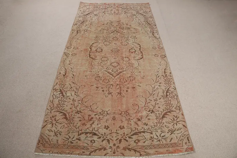 Turuncu Güneybatı Halısı, 0,4x9,4 ft Canlı Dekor