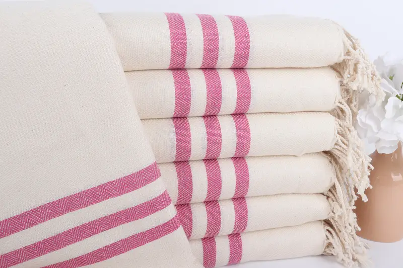 Valentines Day Gift Idea, Girls Weekend Getaways Ideas, Travel Towel, Monogram Turkish Towel, Gift For Him, Hammam towel, 70x40 Cotton Striped Towel - 1