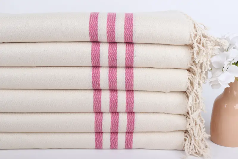 Valentines Day Gift Idea, Girls Weekend Getaways Ideas, Travel Towel, Monogram Turkish Towel, Gift For Him, Hammam towel, 70x40 Cotton Striped Towel - 3
