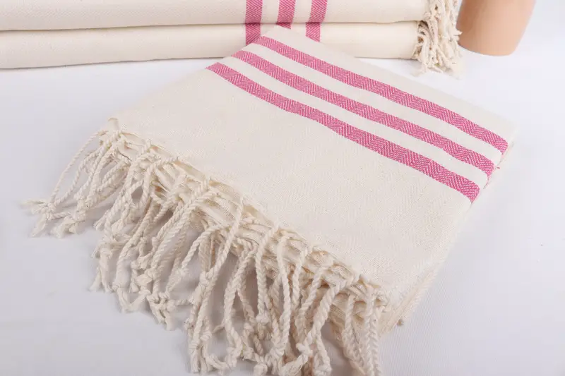 Valentines Day Gift Idea, Girls Weekend Getaways Ideas, Travel Towel, Monogram Turkish Towel, Gift For Him, Hammam towel, 70x40 Cotton Striped Towel - 5