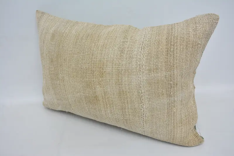 枕ケース、ギフト枕、ヴィンテージ枕、ソファ枕カバー、パティオクッション、16x24ベージュクッションカバー、自由ho速シッククッションケース、トルコの枕 - 4