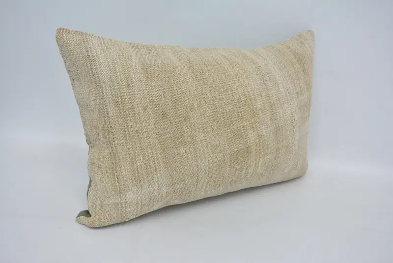 枕ケース、ギフト枕、ヴィンテージ枕、ソファ枕カバー、パティオクッション、16x24ベージュクッションカバー、自由ho速シッククッションケース、トルコの枕 - 3