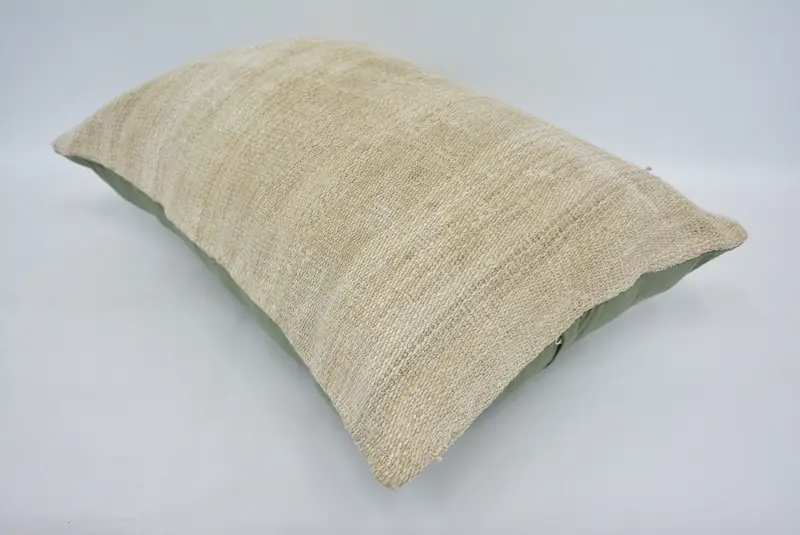 枕ケース、ギフト枕、ヴィンテージ枕、ソファ枕カバー、パティオクッション、16x24ベージュクッションカバー、自由ho速シッククッションケース、トルコの枕 - 6