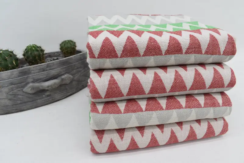 Beach Bachelorette Party Decorations, 70x40 Cotton Zigzag Design Towel, Home Decor Gifts, Peshtemal Towel, Personalised Gift, Custom Wedding Gifts - 8