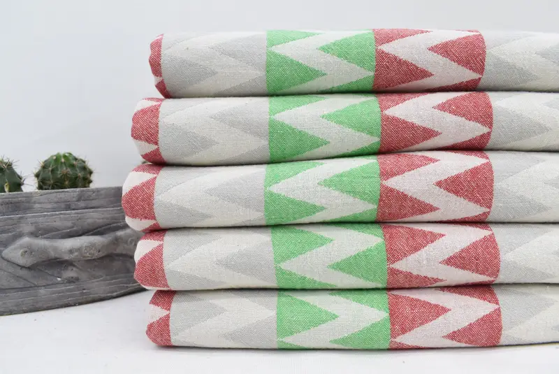 Beach Bachelorette Party Decorations, 70x40 Cotton Zigzag Design Towel, Home Decor Gifts, Peshtemal Towel, Personalised Gift, Custom Wedding Gifts - 3