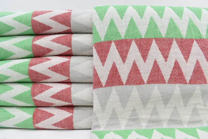 Beach Bachelorette Party Decorations, 70x40 Cotton Zigzag Design Towel, Home Decor Gifts, Peshtemal Towel, Personalised Gift, Custom Wedding Gifts - 2