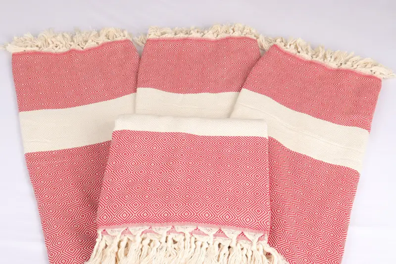 96x80 Cotton Diamond Towel, Throw Blanket Couch, Gift For The Home Decor, Boho Throw Blankets, Turkish Blanket, Aesthetic Blanket, Family Gift - 5