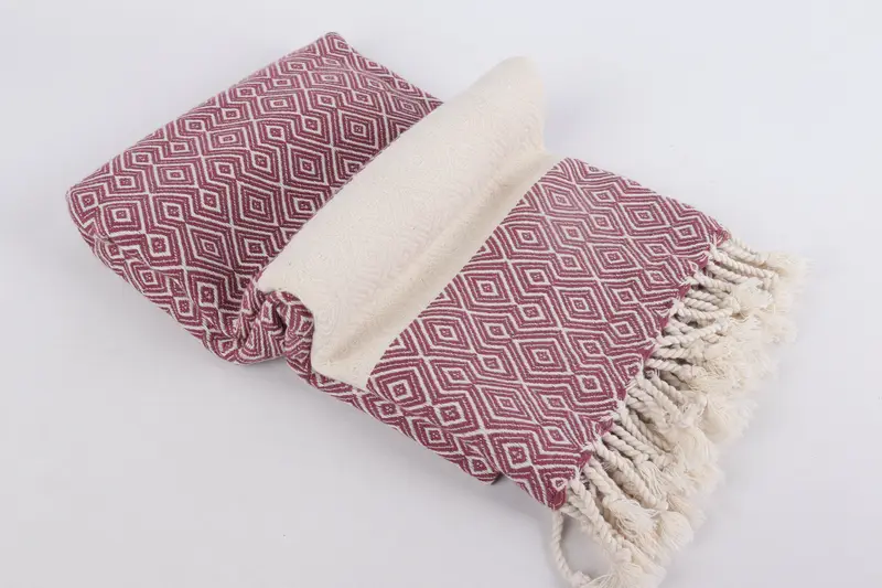 Turkish Beach Towel Monogram, Wedding Towel, Thin towel, Turkish towel, Peshtemal, Personalized Towel, Bulk Order Towel, 68x38 Cotton Diamond Towel - 6