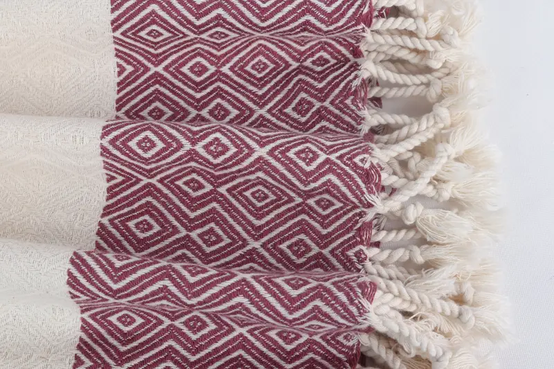 Turkish Beach Towel Monogram, Wedding Towel, Thin towel, Turkish towel, Peshtemal, Personalized Towel, Bulk Order Towel, 68x38 Cotton Diamond Towel - 8