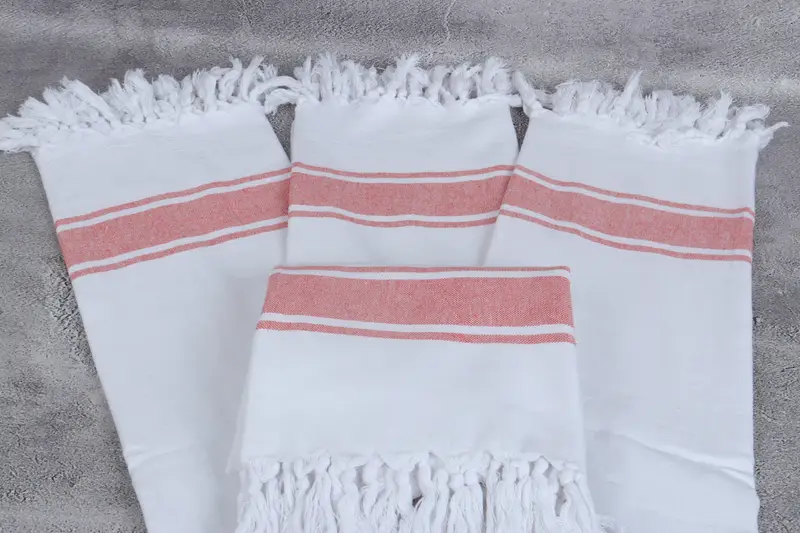 Housewarming Gift, Personalized Gift For Her, 70x40 Cotton Striped Towel, Beach Towel Bulk, Hammam towel, Wedding Gifts Towel, Girl Trip Party Favor - 4