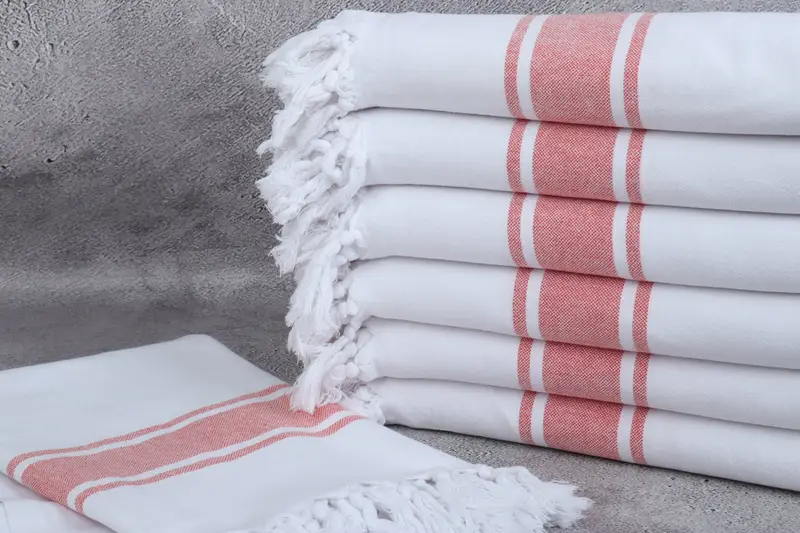 Housewarming Gift, Personalized Gift For Her, 70x40 Cotton Striped Towel, Beach Towel Bulk, Hammam towel, Wedding Gifts Towel, Girl Trip Party Favor - 2