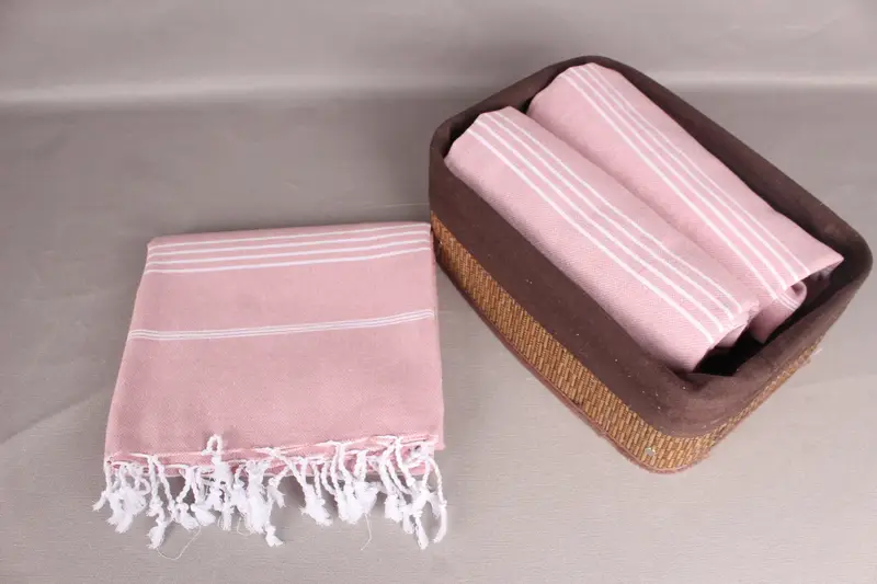 Personalized Turkish Towel, Turkish Towel Monogram, 70x40 Cotton Striped Towel, Turkish Towel Beach, Beach towel, Christmas Favors, Wedding Towel - 5