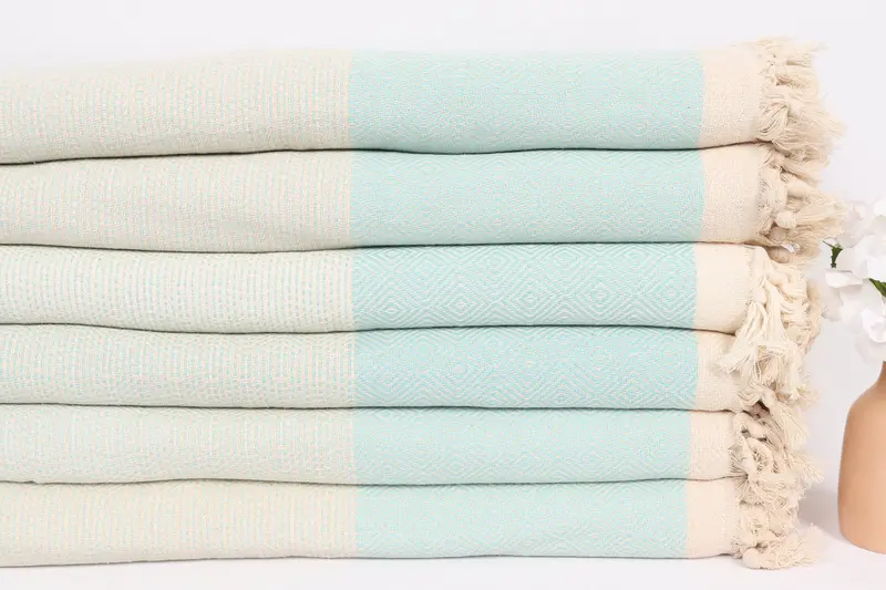 Family Gift Basket, Personalized Gifts, Turkish Blanket, Personalized Blanket, 104x80 Cotton Diamond Towel, Bridesmaid Gifts Personalized - 3