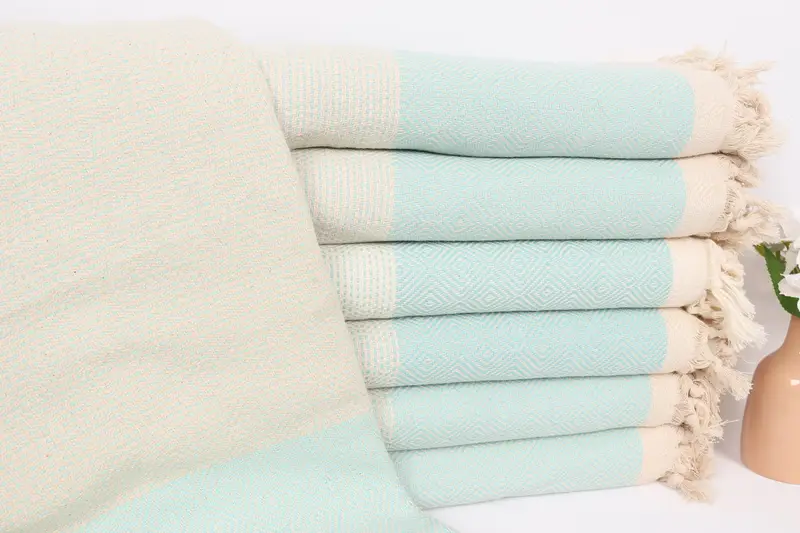 Family Gift Basket, Personalized Gifts, Turkish Blanket, Personalized Blanket, 104x80 Cotton Diamond Towel, Bridesmaid Gifts Personalized - 1