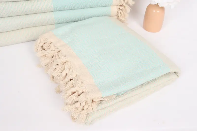 Family Gift Basket, Personalized Gifts, Turkish Blanket, Personalized Blanket, 104x80 Cotton Diamond Towel, Bridesmaid Gifts Personalized - 5