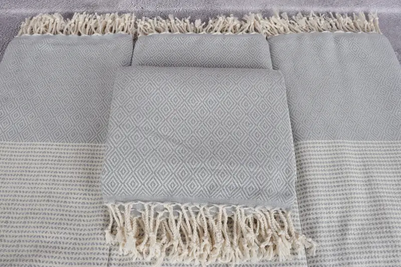 Spa Towel, 70x40 Cotton Chevron Towel, Gift For Her, Personalized Turkish Towel, Bridal Shower Favor, Beach towel, Girls Weekend Getaways Gifts - 4