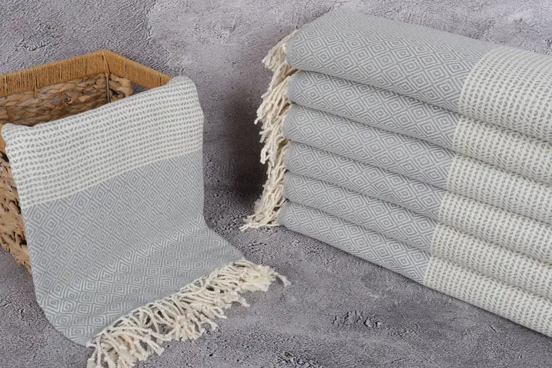 Spa Towel, 70x40 Cotton Chevron Towel, Gift For Her, Personalized Turkish Towel, Bridal Shower Favor, Beach towel, Girls Weekend Getaways Gifts - 3