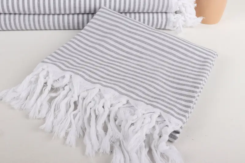Spa Towel, Turkish Bath Towel Set, Sand-free towel, Travel Towel, 68x36 Cotton Striped Towel, Home Decor Towel, Best Beach Towel, Personalized Towel - 5