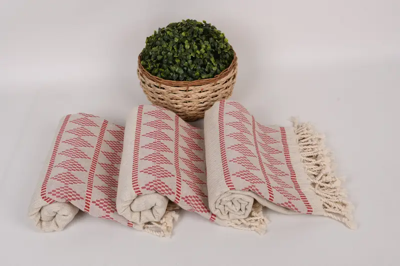 Quick-dry towel, Spa Towel, 70x36 Linen Kilim Design Towel, Girl Trip Party Favor, Valentines Gift, Lightweight Turkish towel, Bridesmaid Gift Towel - 8