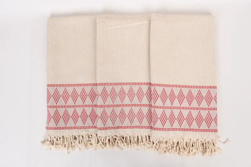 Quick-dry towel, Spa Towel, 70x36 Linen Kilim Design Towel, Girl Trip Party Favor, Valentines Gift, Lightweight Turkish towel, Bridesmaid Gift Towel - 7