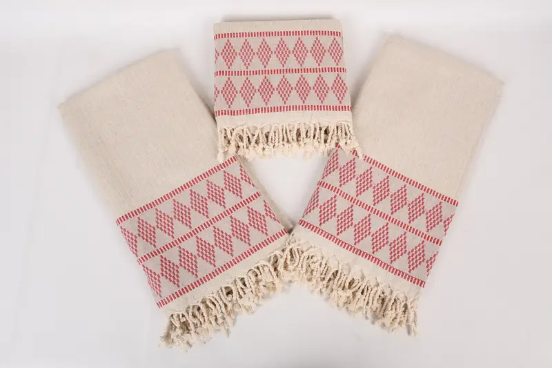 Quick-dry towel, Spa Towel, 70x36 Linen Kilim Design Towel, Girl Trip Party Favor, Valentines Gift, Lightweight Turkish towel, Bridesmaid Gift Towel - 6