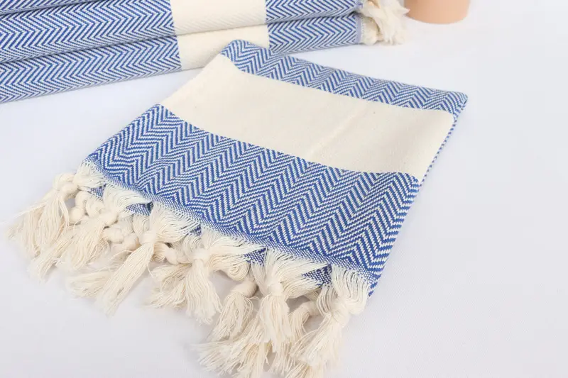 Bathroom Towels, Spa Towel, 36x18 Cotton Herringbone Towel, Monogrammed Hand Towel, Best Friend Wedding Gift, Home Decor Towel, Personalized Gifts - 5