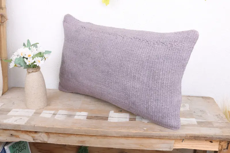 12x20 Purple Pillow, Pillow Sham, Gift Pillow, Boho Throw Pillow Case, Boho Pillow Sham Cover, Interior Designer Pillow, Custom Pillow Sham - 4