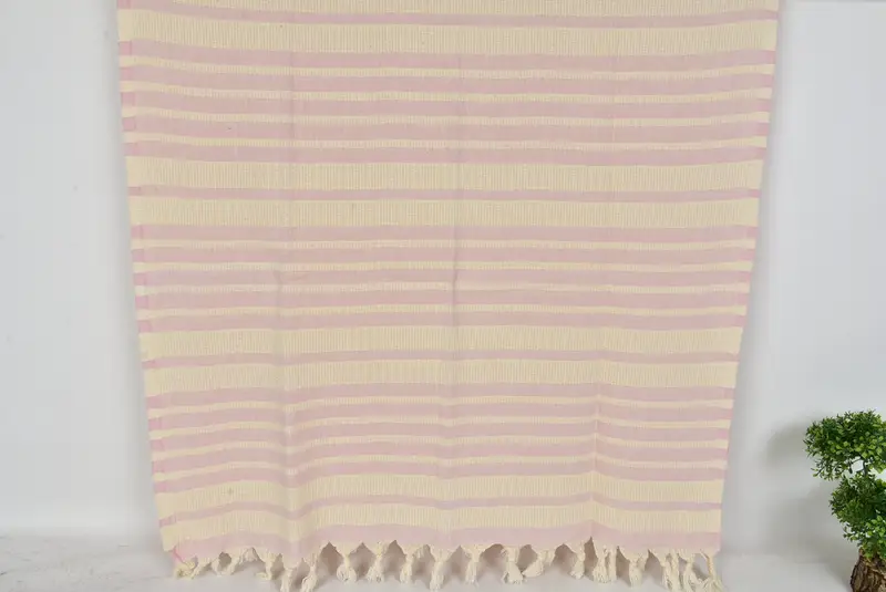 70x34 Cotton Striped Towel, Spa Gift, Travel towel, Monogram Turkish Towel, Absorbent towel, Wedding Anniversary Gift, Girl Trip Party Favor - 7