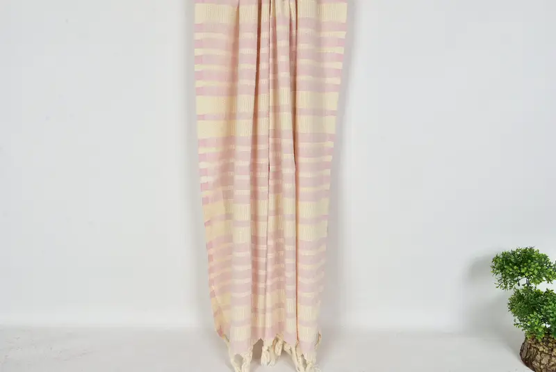 70x34 Cotton Striped Towel, Spa Gift, Travel towel, Monogram Turkish Towel, Absorbent towel, Wedding Anniversary Gift, Girl Trip Party Favor - 8