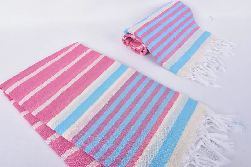 Gym Towel, Memorial Gift, Bridal Shower Gift, Thin towel, Cancun Bachelorette Party Gift Ideas, 68x40 Cotton Striped Towel, Bachelorette Party Gifts - 7