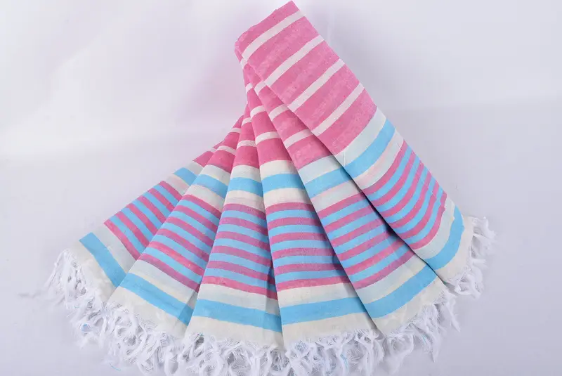 Gym Towel, Memorial Gift, Bridal Shower Gift, Thin towel, Cancun Bachelorette Party Gift Ideas, 68x40 Cotton Striped Towel, Bachelorette Party Gifts - 4