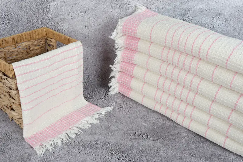 Monogram Hand Towel, 40x20 Cotton Waffle Towel, Personalized Hand Towel, Gift Boxes Tea Towels, Wedding Favors, Bachelorette Party Gifts For Bride - 3