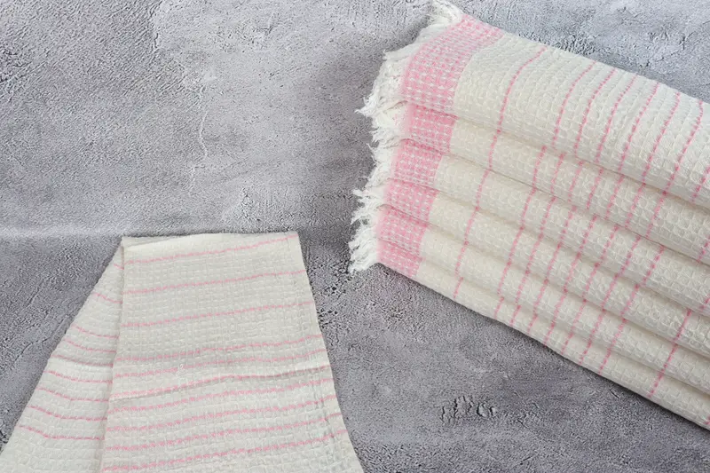 Monogram Hand Towel, 40x20 Cotton Waffle Towel, Personalized Hand Towel, Gift Boxes Tea Towels, Wedding Favors, Bachelorette Party Gifts For Bride - 2