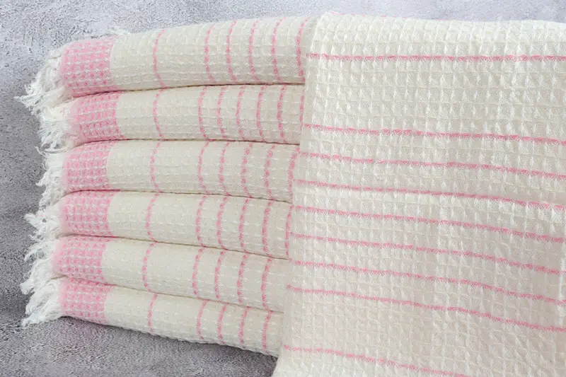 Monogram Hand Towel, 40x20 Cotton Waffle Towel, Personalized Hand Towel, Gift Boxes Tea Towels, Wedding Favors, Bachelorette Party Gifts For Bride - 1