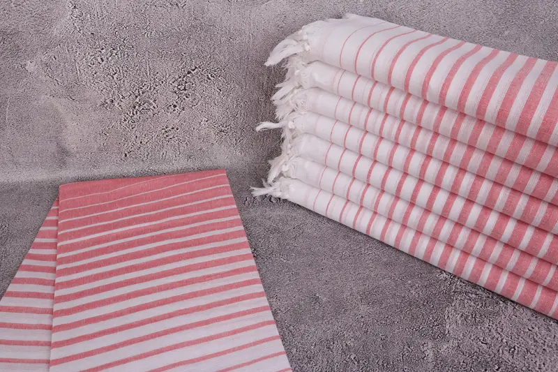 Custom Wedding Gifts, Gift For Her, Large Turkish Towel, 70x40 Cotton Striped Towel, Florida Bachelorette Party Favors, Valentines Day Gift Idea - 2