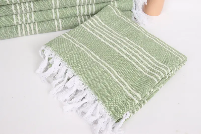 Wedding Favors, Monogram Blanket, Decorative Blanket, 96x70 Cotton Striped Towel, Gift For Coworker, Bachelorette Party Gifts For Bride - 5