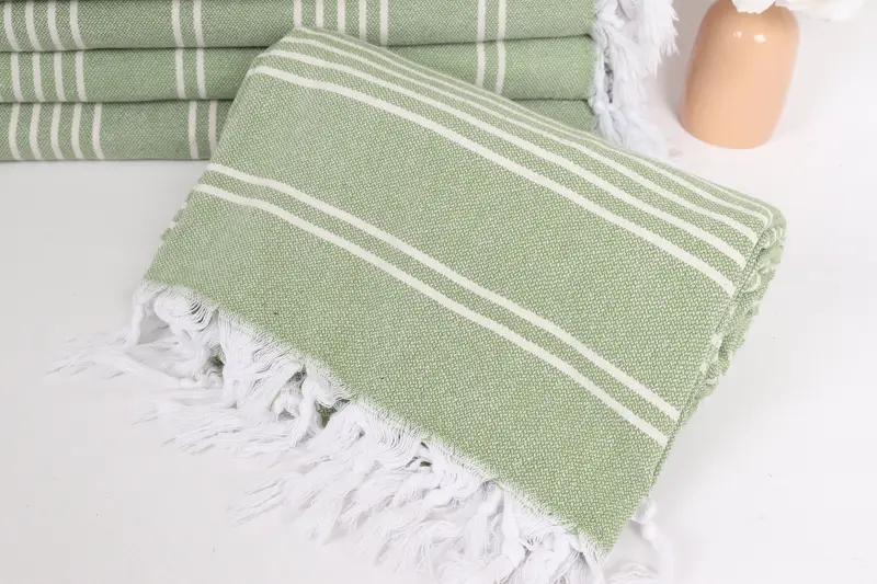 Wedding Favors, Monogram Blanket, Decorative Blanket, 96x70 Cotton Striped Towel, Gift For Coworker, Bachelorette Party Gifts For Bride - 4