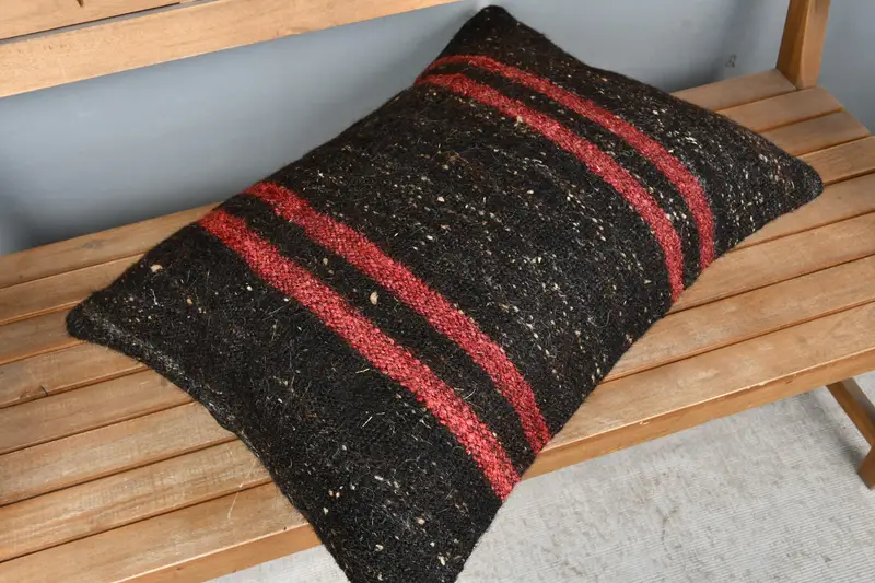 Pillow Sham, Vintage Kilim Pillow, Wholesale Cushion, Interior Designer Pillow, 20x28 Brown Pillow Case, Turkish Pillow, Outdoor Throw Pillow Cover - 2