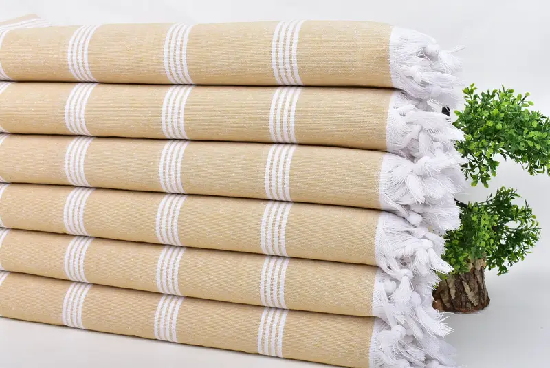 Luxury Turkish Bath Towel, Wedding Favors, Cotton towel, Kids Beach Towel, Personalized Beach Towel, Bachelor Gift, 70x30 Cotton Striped Towel - 3