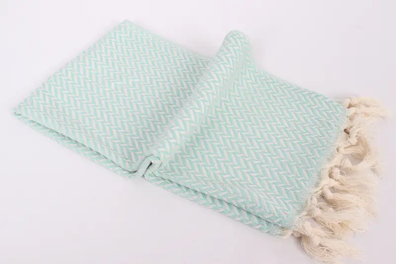 Monogram Towels, Bridesmaid Gifts, Bridal Shower Gifts, 36x18 Cotton Chevron Towel, Personalized Gift, Spa Towel, Bathroom Towels, Housewarming Gift - 6