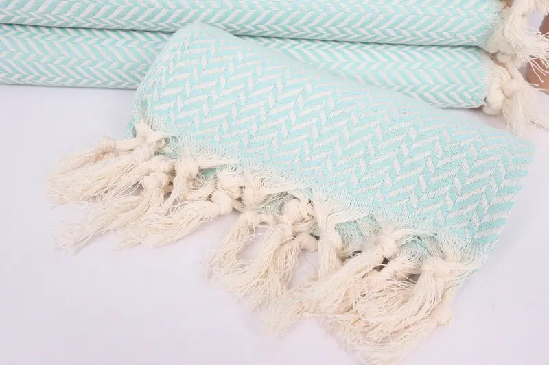 Monogram Towels, Bridesmaid Gifts, Bridal Shower Gifts, 36x18 Cotton Chevron Towel, Personalized Gift, Spa Towel, Bathroom Towels, Housewarming Gift - 4