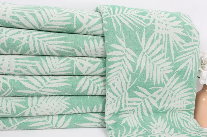 Gift For The Home Decor, Valentines Day Gift, Throw Blanket, Throw Blanket Couch, Boho Throw Blankets, 100x80 Cotton Floral Patterned Towel - 2