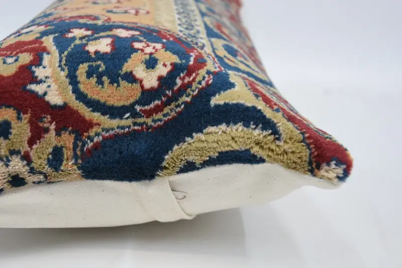 Oriental Pillow Case, Designer Throw Cushion Case, Gift Pillow, Cushion Cover, 12x24 Orange Cushion Cover, Kilim Pillow, Kilim Cushion Sham - 5